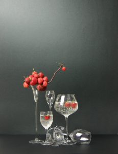 Ikebana ispirato ai lavori di Giuseppe Carta