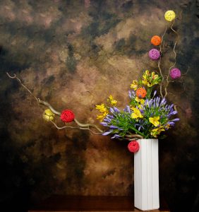 Ikebana for a birthday